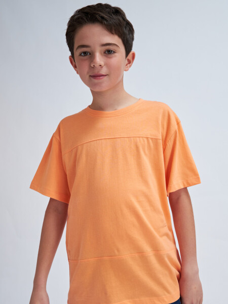 Camiseta manga corta Naranja