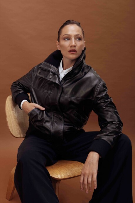 TORINO FW26 CHAQUETA NEGRO GASTADO
