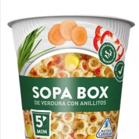 Sopa BOX Cañuelas 45 GRS Vegetales Con Anillitos