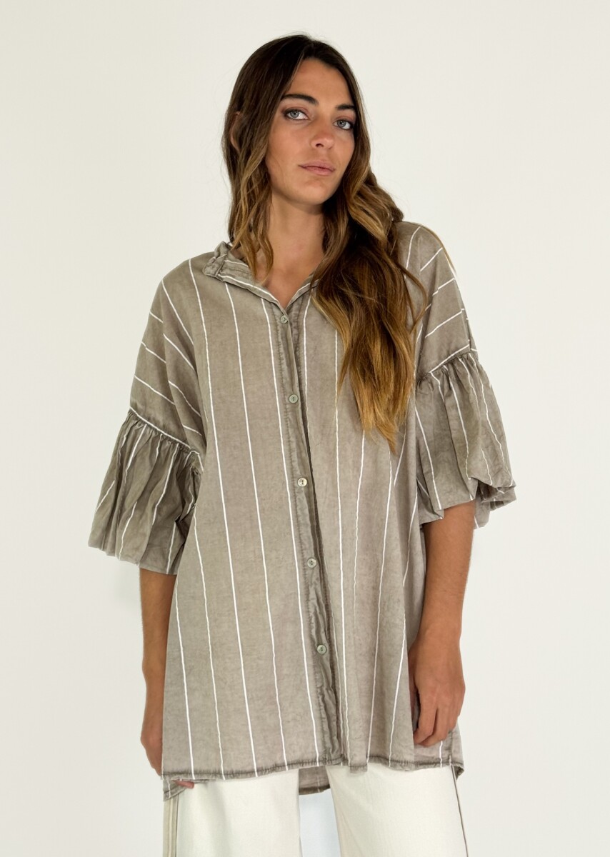 CAMISA AREZZO - BEIGE 