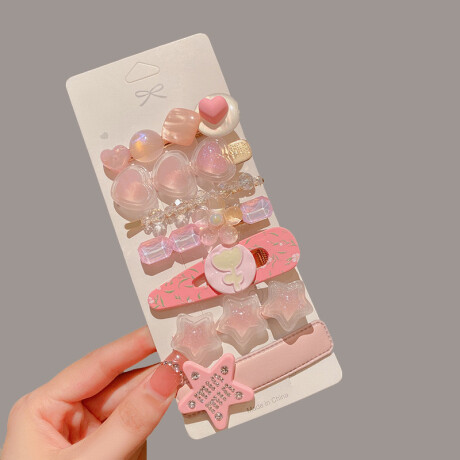 Broche Infantil Con Diseño Rosa