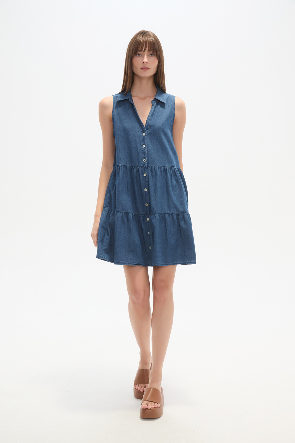 Vestido Epsun Azul Medio