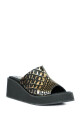 Zueco Plataforma Oro Negro