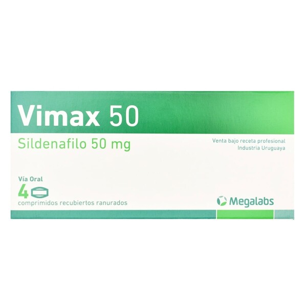 Vimax 50 mg 2 Comprimidos Ranurados Vimax 50 mg 2 Comprimidos Ranurados