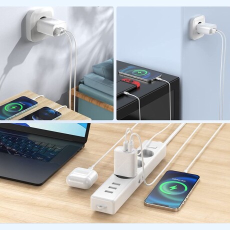 Cargador USB y USB-C 3 Amp V01