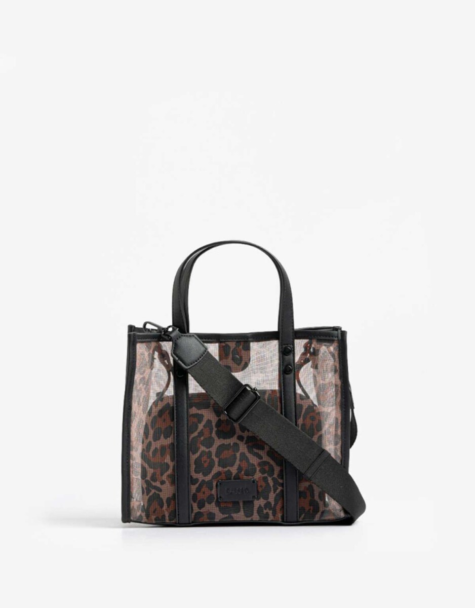 Cartera Formato City - Estampado Animal Print 