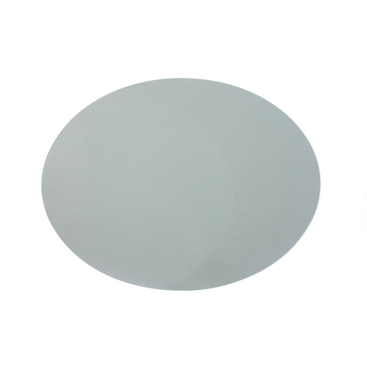 INDIVIDUAL PVC SIMIL CUERO OVAL 43X33 GRIS 