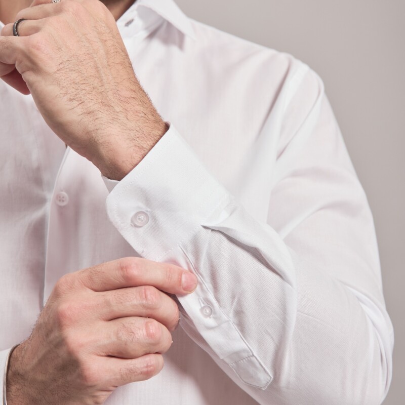 CAMISA LUXURY BLANCO POROS