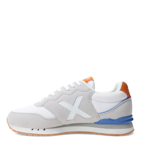 Championes de Hombre MUNICH Dash 222 Blanco - Gris - Anaranjado