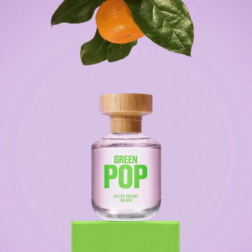 Benetton United Dreams Green Pop Mujer (Edición Limitada 2025) Eau de Toilette 80ml - Femenino