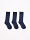 MEDIAS CAÑA CORTA AZUL OSCURO