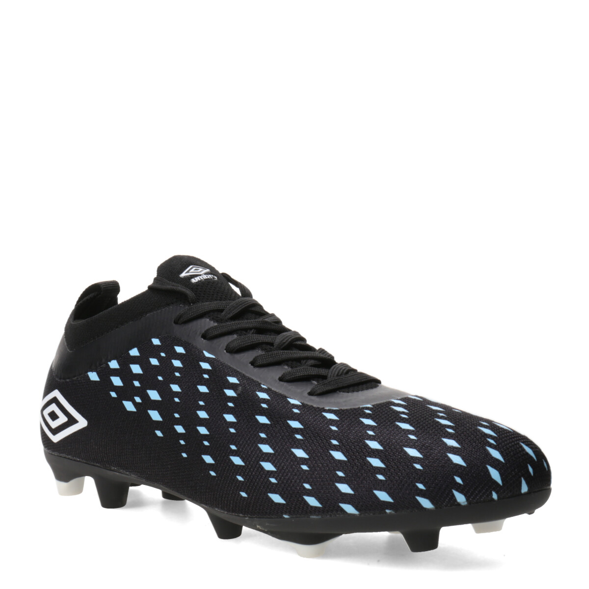 Championes de Hombre Umbro Fútbol 11 Limit HG - Negro - Celeste 