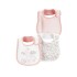 Set baberos x3 Little ONES FLORES ROSA