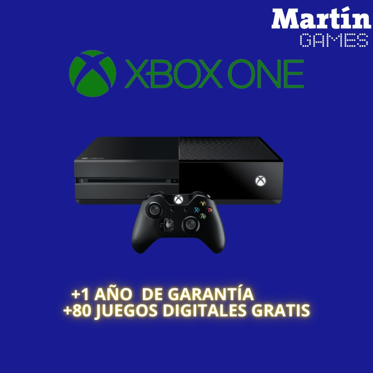 Xbox ONE Fat como nueva + Joystick extra 