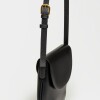Mini Bag Mod en efecto cuero liso Negro