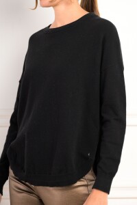 Sweater Algodón Elastano Negro