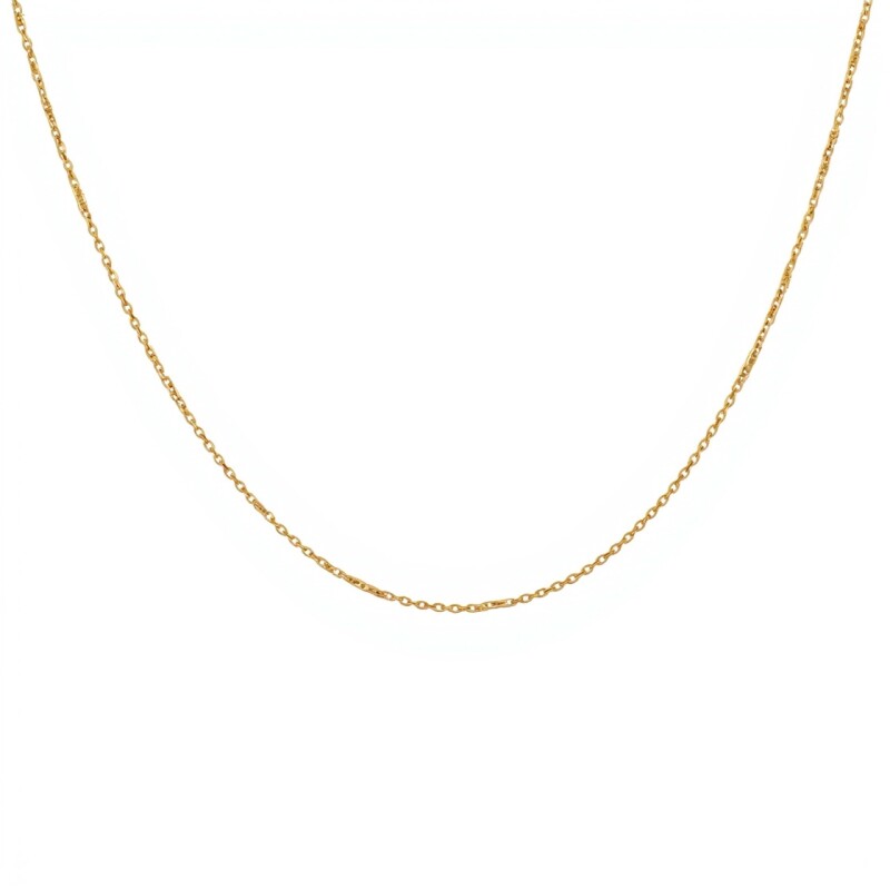 Cadena oro Force fina -Oro bajo -Sin Piedra-CD8044 sinpiedra