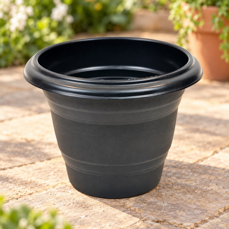 Maceta redonda 4 lts NEGRO