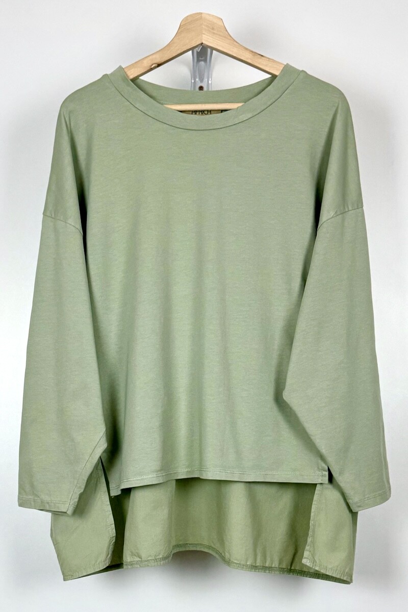 BLUSA ALGODON SELVA - VERDE 