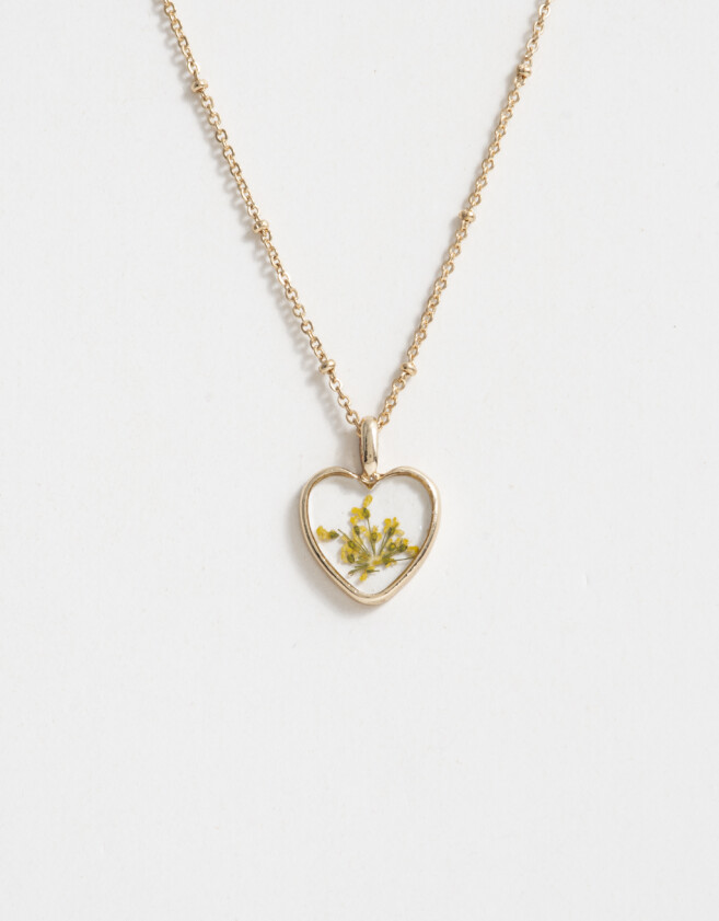 Cadena Corta con Dije Birthflowers Cortos Con Birthflowers - Dorado