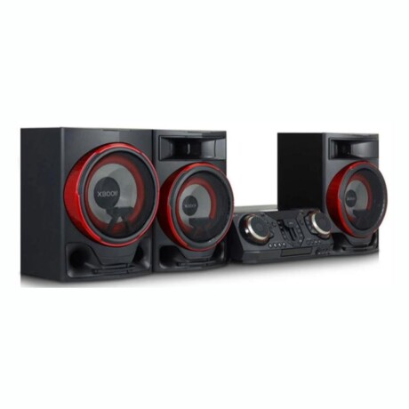 Minicomponente LG Xboom CL88 2900W Negro y Rojo Minicomponente LG Xboom CL88 2900W Negro y Rojo