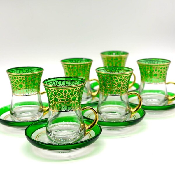 Set de té vip x6 Verde