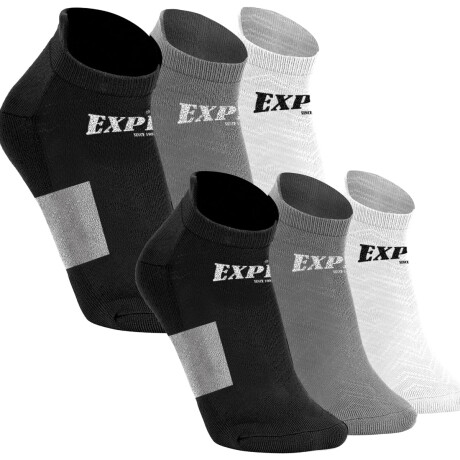 Soquetes Medias Deportivas Algodón 34 Al 44 Pack X6 Dep006003-x6