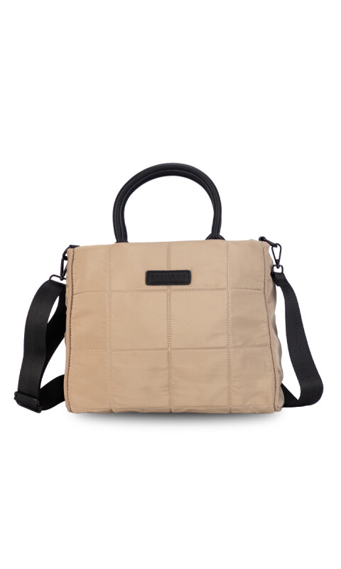 CARTERA AURA TOSTADO C/ NEGRO