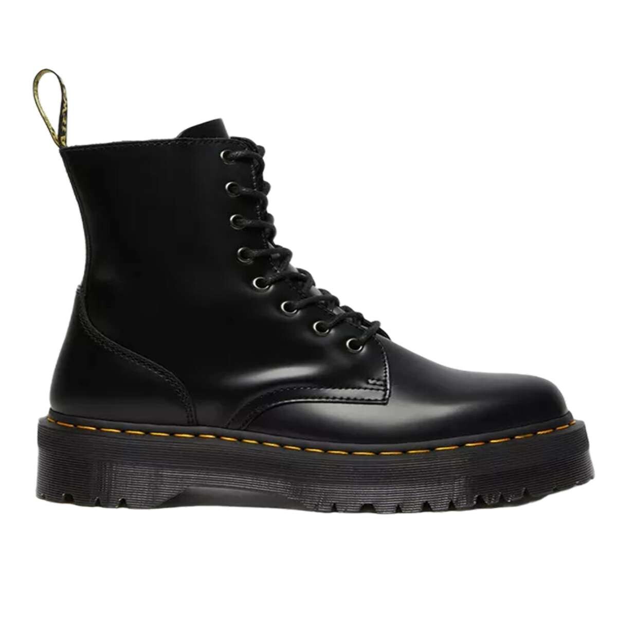 Botas Dr. Martens Jadon Black Polished Smooth - Negro 