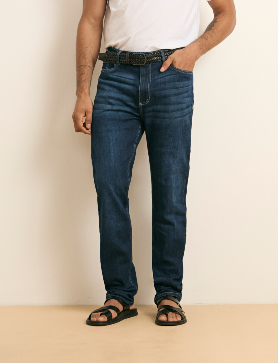 080875 PANTALON HARRY Azul Oscuro