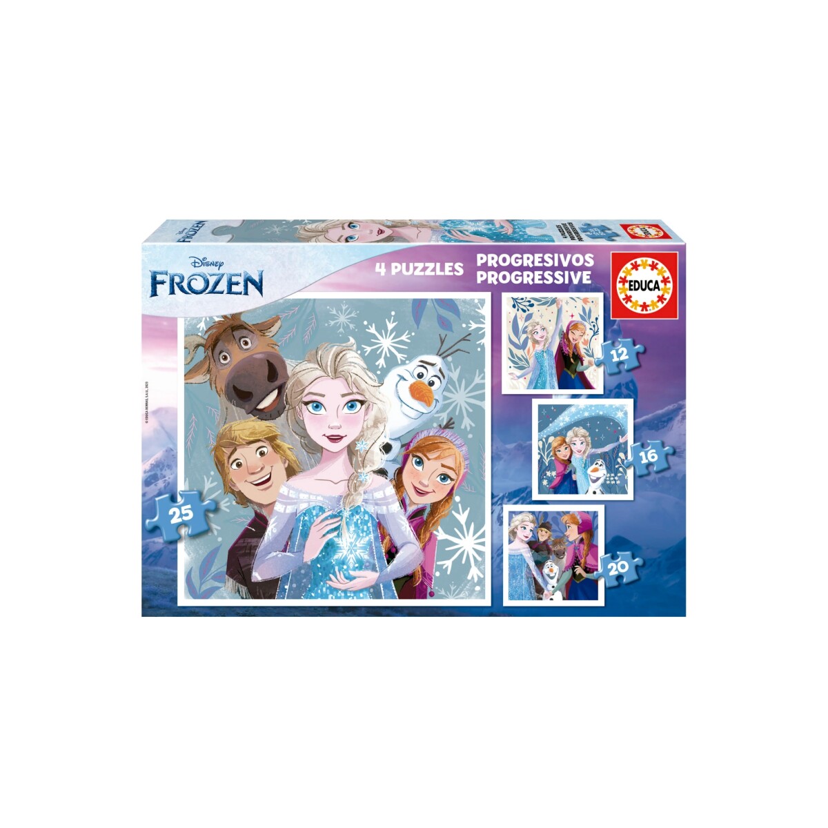Puzzle Educa Progresivo Frozen 