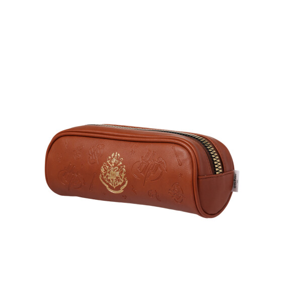 Necessaire Hogwarts marrón