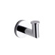 Percha Cromada Metalica Modena Cromo Mate De Baño