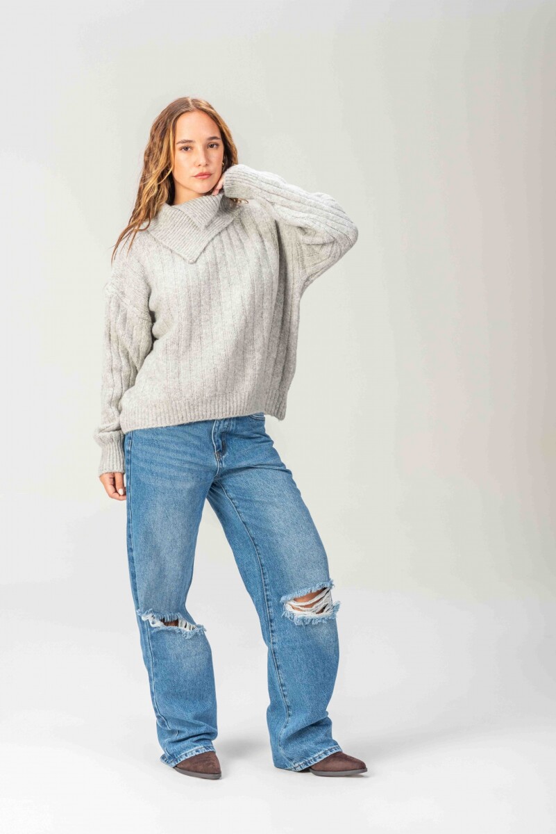 Sweater Detalle - Gris 