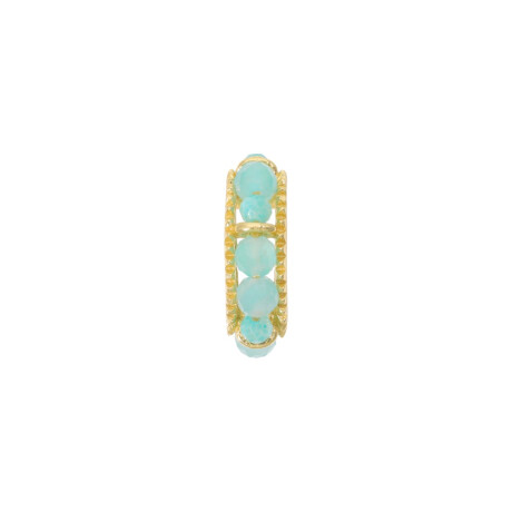 Caravanas Aros Kavik Plata 925 bañada de oro 18k 0