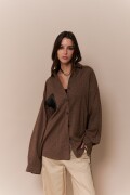 Camisa Enriqueta MARRON
