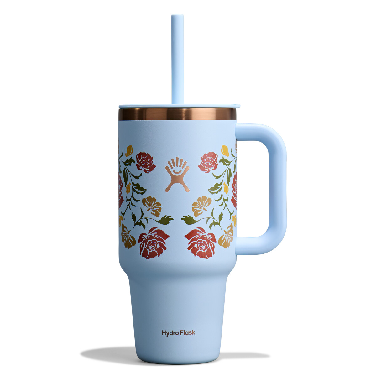 32 oz Travel Tumbler - Western Light Blue 