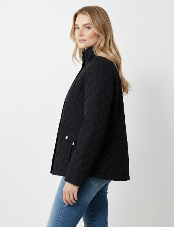 Campera Capitoneada NEGRO