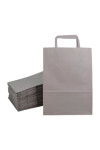 Pack x 50 - bolsa lisa 22x10x30 cm. GRIS SOMBRA