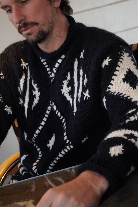 Sweater Gitano Lana Men Azul Marino