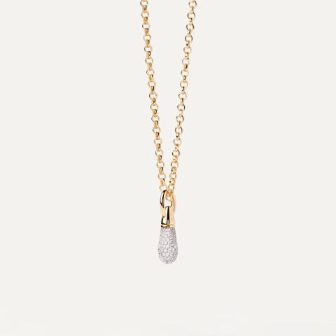COLGANTE PDPAOLA PAVÉ DROP Colgante Pdpaola Pavé Drop