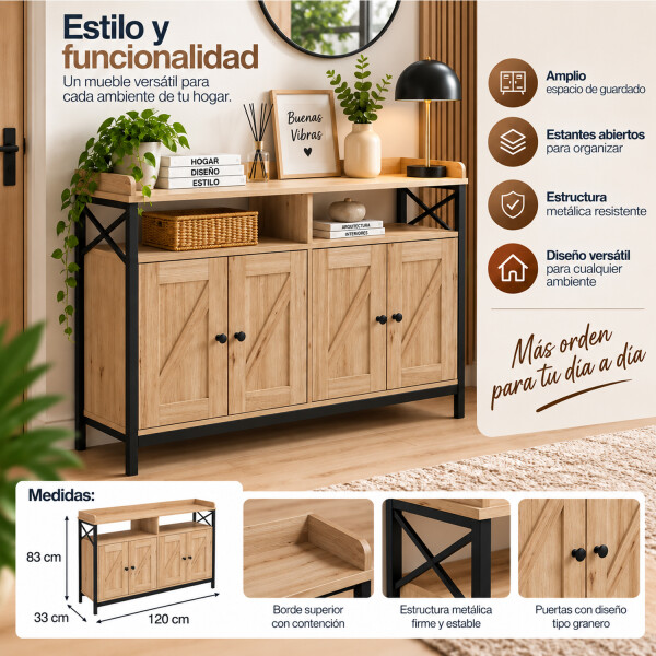 Aparador Estante Organizador Lanbo Fg2286 APARADOR LANBO FG2286