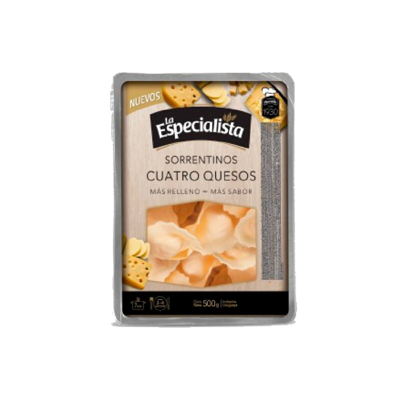 SORRENTINOS LA ESPECIALISTA CUATRO QUESOS 500G Sorrentinos La Especialista Cuatro Quesos 500g