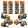 PackX16 Autitos Construcción Camiones Grua MetalyPvc Jug001019