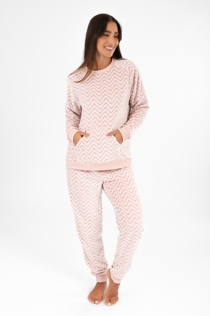 Pijama zigzag Marfil