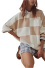 BUZO CHECKER EASY STREET Blanco