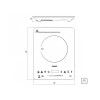 Cocina de inducción portátil Tramontina Slim Touch 220 V Cocina de inducción portátil Tramontina Slim Touch 220 V