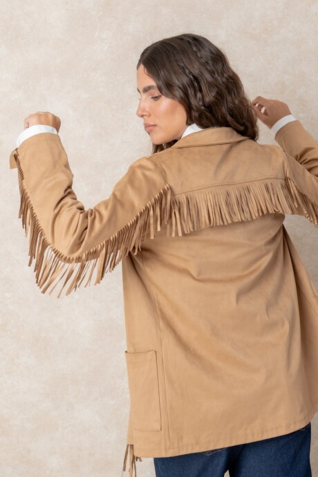 CHAQUETA DORA Camel