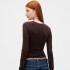 LS CLOSEKNIT CREW - 23 1/2 TERRA BROWN V2