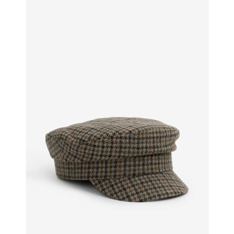 Gorra Baker Escocesa Marron Chocolate